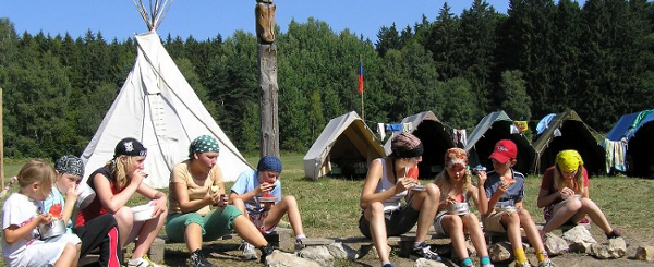 Úvodní fotografie - letní dětský tábor 2019